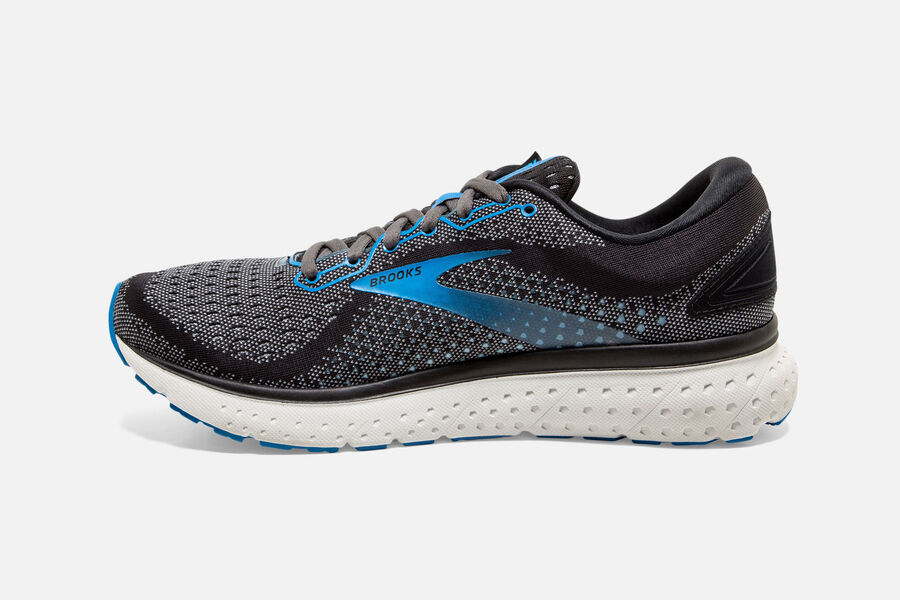 Brooks Israel Glycerin 18 Road Running Shoes Mens - Black/Blue - EXB-164538